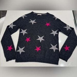 Philosophy 100% Cashmere Star Crew Neck Sweater S ($228 Retail)
